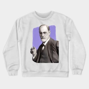 Austrian Neurologist Sigmund Freud illustration Crewneck Sweatshirt